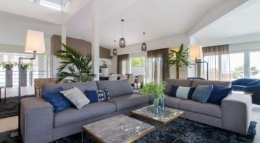 Living room sierra de altea villa for sale